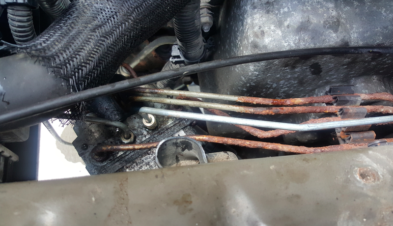 Illustration for article titled Replacing Rusty Brake Lines on a $1 Oldsmobile Alero Was Hell